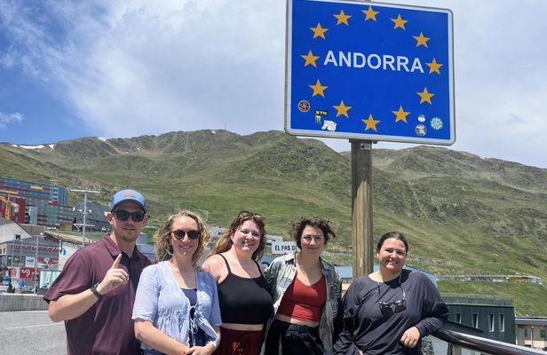 Three countries in one day with Spain, France and Andorra