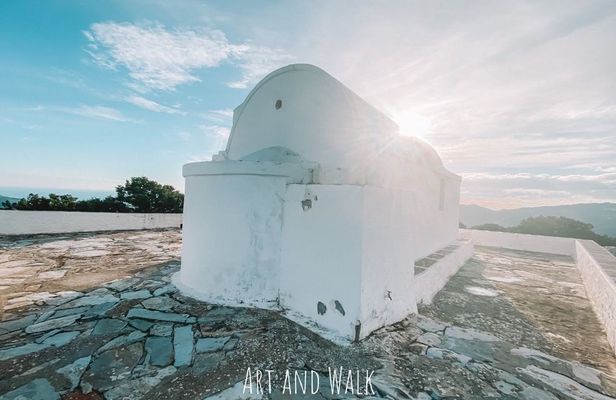 Profitis Ilias guided hike summit views and island stories