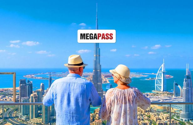 Dubai premium pass with 5 attractions and audio guide