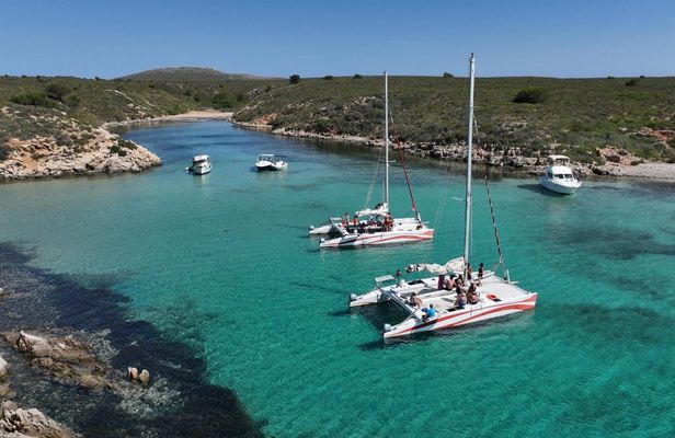 Exclusive Catamaran Tour Along North Menorca's Coast