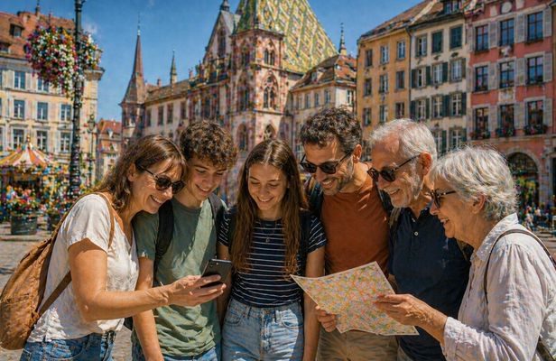 Mulhouse outdoor mystery game in the historic centre