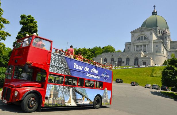 Montreal guided river cruise with hop-on hop-off bus