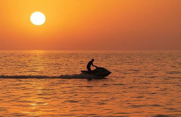 Sunset jet ski guided tour to Lérins Islands