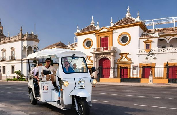 Seville 2-hour grand tour in private tuk tuk with local guide
