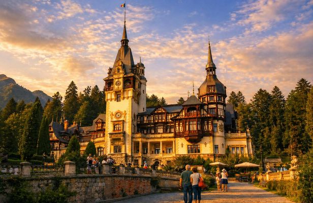 Bran and Peles Castles private full-day tour in Transylvania