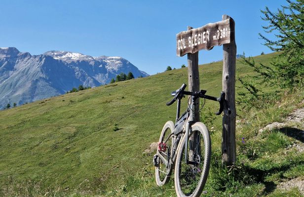 Strada dell'Assietta gravel cycling adventure from Sauze d'Oulx