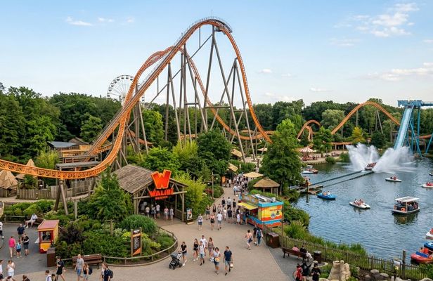 Walibi Belgium entry ticket with Brussels audio guide and eSIM