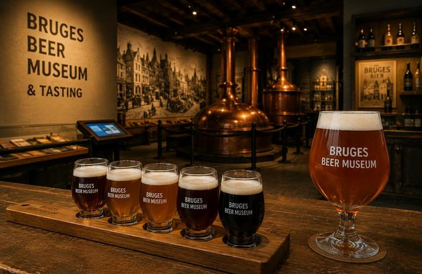 Bruges Beer Museum entrance ticket with tasting and eSIM