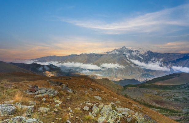 Day trip of Kazbegi Mountains, Ananuri  Fortress, Gudauri Ski Resort