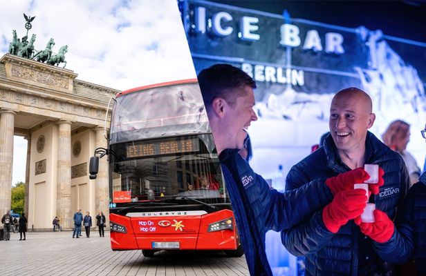 Berlin Icebar and 24 hour hop-on hop-off bus ticket