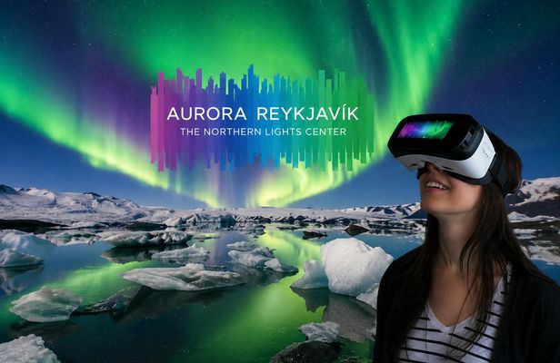 Aurora Reykjavik Northern Lights Centre with city audio guide and 1GB eSIM