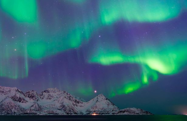 Northern lights Arctic cruise along the Lofoten coast from Svolvær