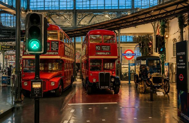 London Transport Museum ticket with London audio guide and eSIM