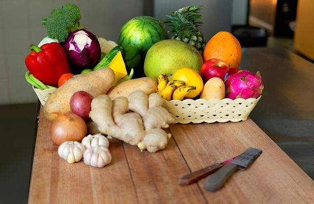 Thai cooking class with market visit near Chiang Mai