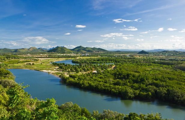Pranburi River private cruise mangrove walk with hotel pick-up