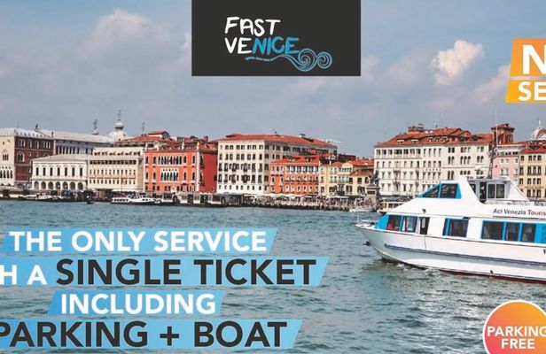Round trip boat transfer to Venice with parking from Punta Sabbioni