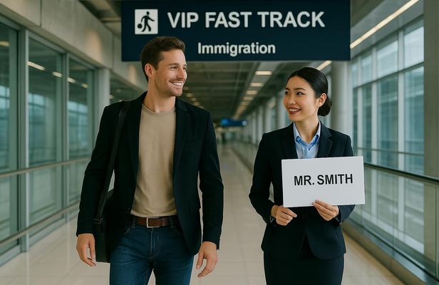 Phuket Airport Fast Track Customs Pass with Assistant