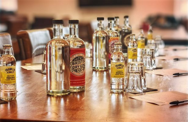 Guided gin tasting at an independent distillery in Bristol
