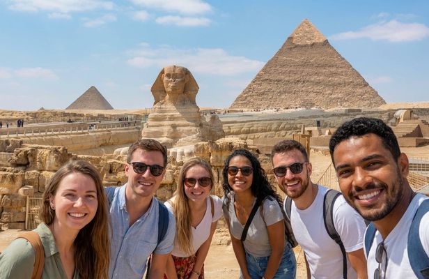 Full-day the Pyramids, Sphinx, Memphis, Saqara and Dahshour
