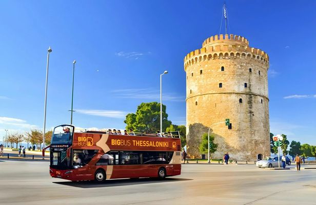 Thessaloniki hop-on hop-off bus tour with 24 or 48-hour pass