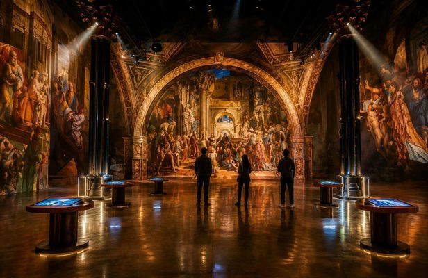 Atelier des Lumières entry ticket with Paris audio guide and eSIM