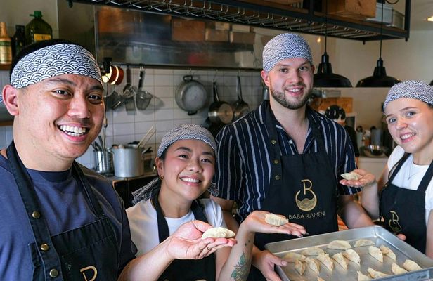 Vegetarian Ramen and Gyoza Cooking Class in Tokyo
