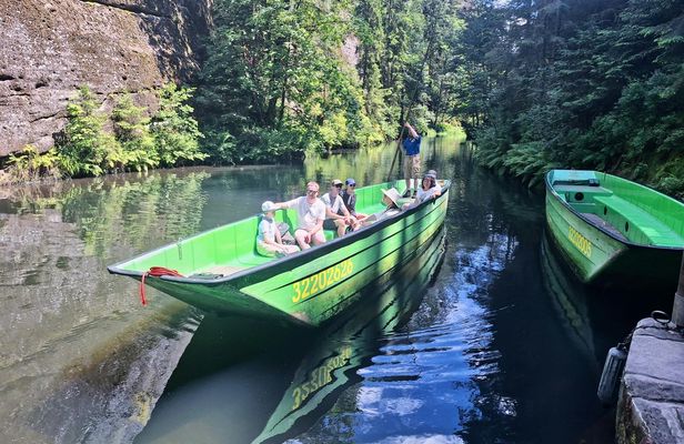 Bastei Bridge tour and boat ride with lunch from Dresden