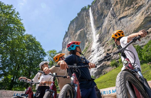 E-bike tour to the Lauterbrunnen waterfalls