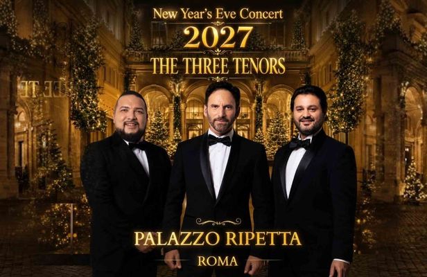 New Year's Eve Concert: the three tenors, opera arias, waltzes and Christmas songs