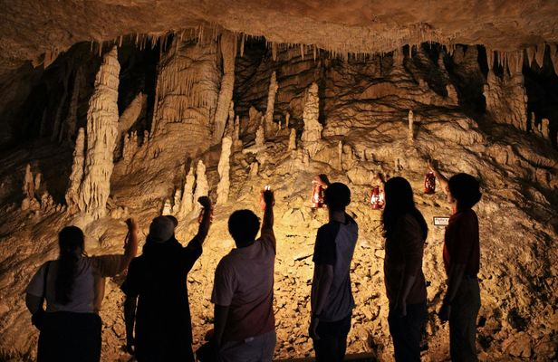 The Lantern Tour at Natural Bridge Caverns in Texas