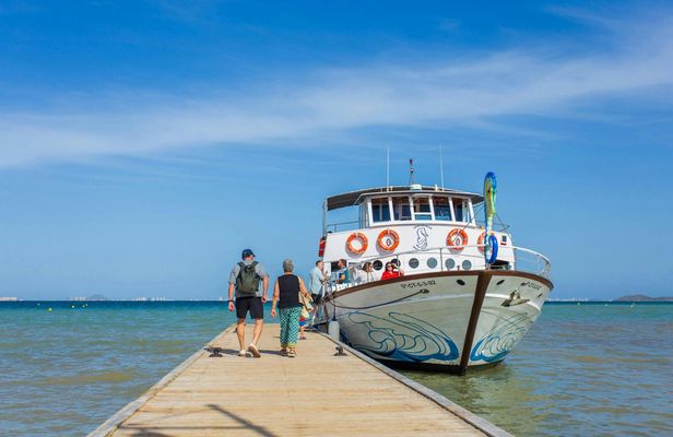 Cruise to Mar Menor's volcanic islands from Santiago de la Ribera