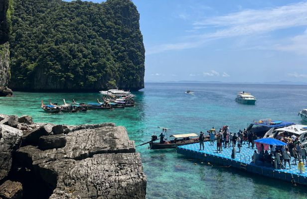 Phi Phi Islands full-day tour with private beach access