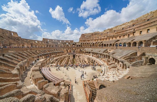 Colosseum Arena Floor small-group tour with Forum and Palatine Hill
