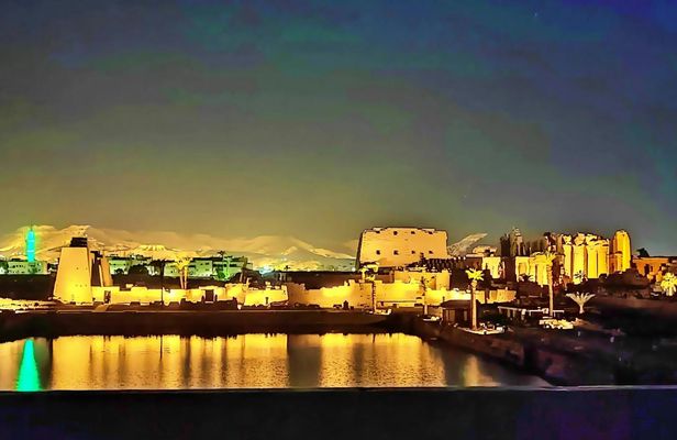 Sound and light show at the Karnak Temple from Luxor