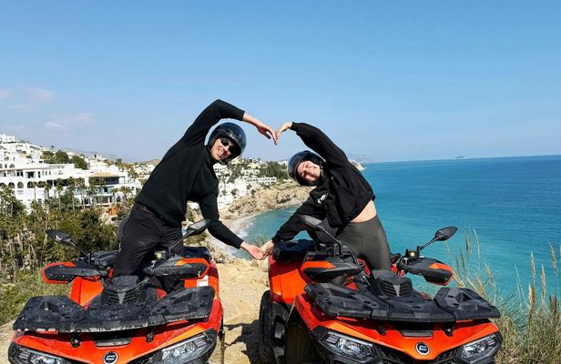 Guided quad tour from Villajoyosa in the mountains of Costa Blanca