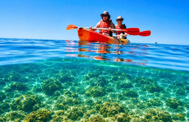 Albufeira caves kayak tour