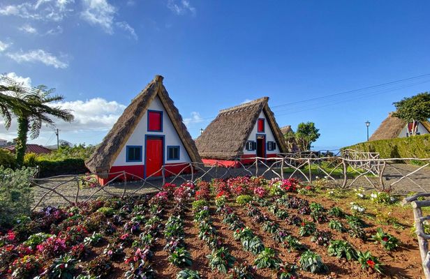 Madeira Island tour with stops at Machico, Porto da Cruz, and Santana
