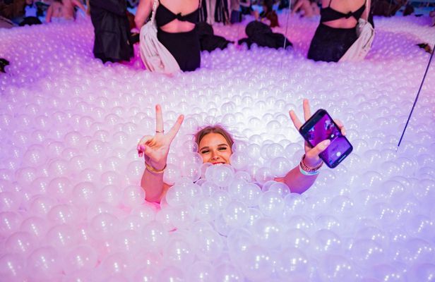 Ballie Ballerson ball pit and cocktail bar experience in London