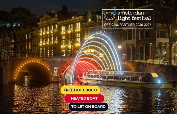 Amsterdam Light Festival canal cruise