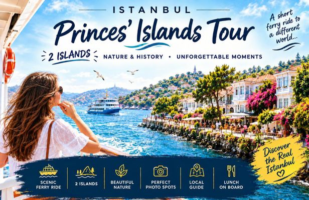 Princes’ Islands guided boat tour with lunch from Istanbul
