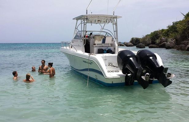 Snorkel And Beach Hopping Private Boat Tour from Ocho Rios