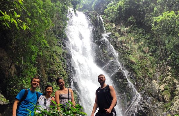 Plover Cove Bicycling and Hiking Waterfall Adventure