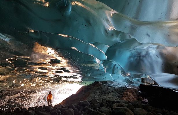 Blue Ice Cave Adventure