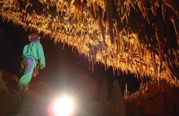 Speleology, Exploration inside a secret cave