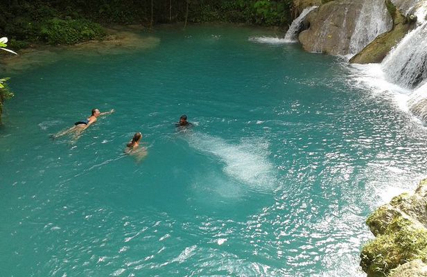 Private Blue Hole & Secret Falls Day Trip plus Shopping from Montego Bay Hotels