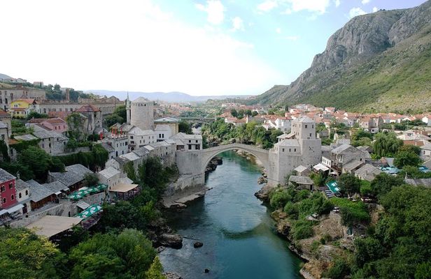 From Split/Trogir: Mostar and Medjugorje Tour with Wine Tasting