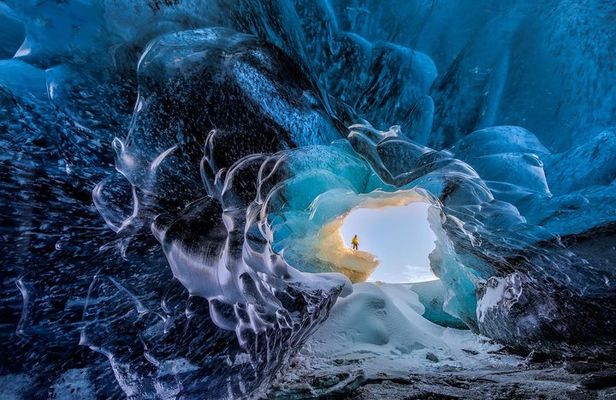 2-Day Crystal Ice Cave and South Coast Experience from Reykjavik