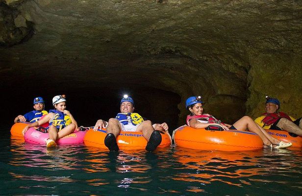 Cave Tubing & Zipline Adventure with Lunch