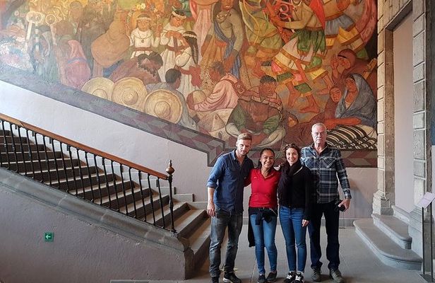 Muralist Art Semi Private Walking Tour in Mexico City Downtown