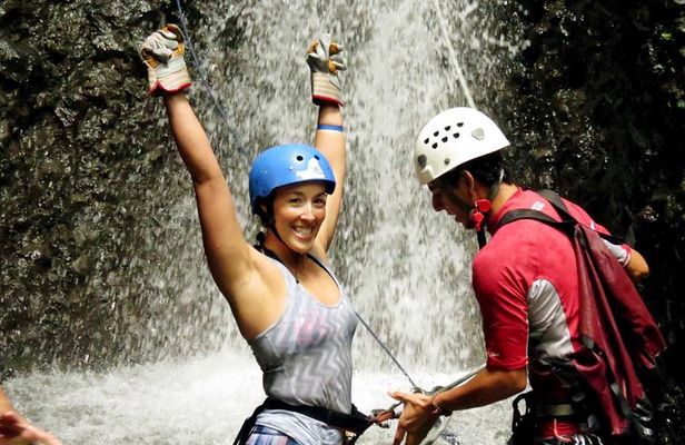 Waterfall Rappelling and White Water Rafting